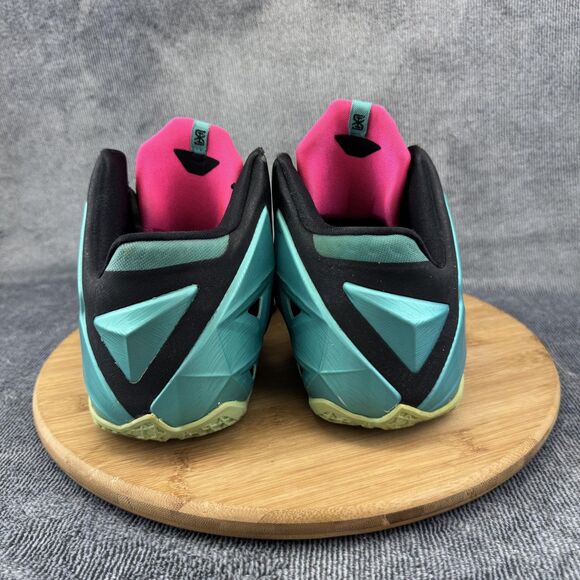 Nike LeBron 11 South Beach Shoes Mens Size 9 Teal Black Basketball 616175-330 - Picture 5 of 11